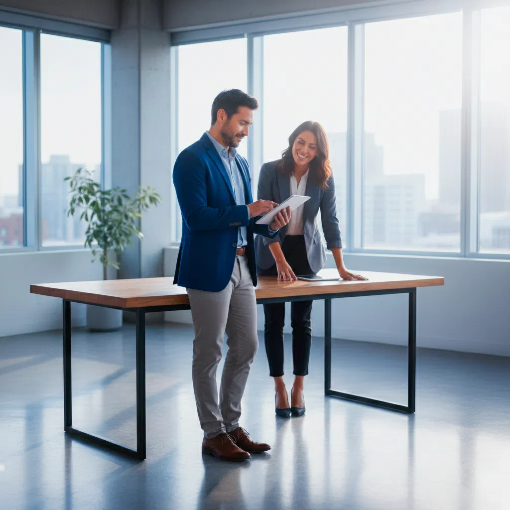Profesionales en una reunión de negocios